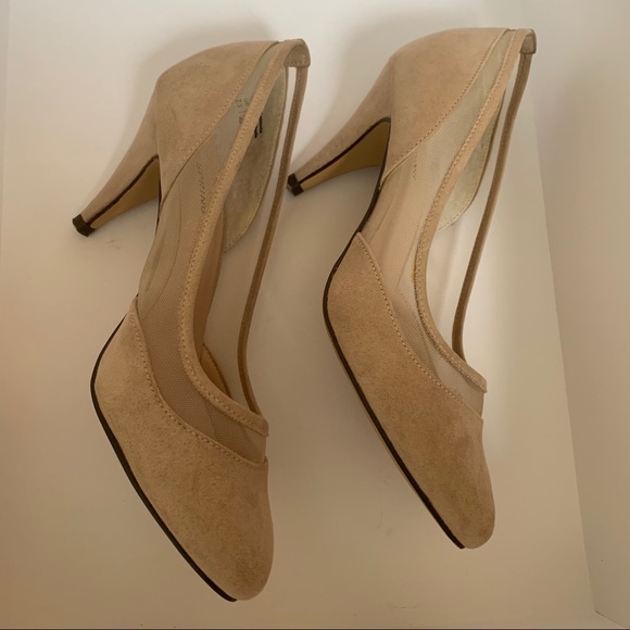 Call It Spring Nude Mesh Heels - Picture 3 of 8